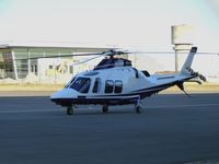 VH-LSN @ YMEN - This near new helicopter was unfortunately parked in the full shadow of the hangar at Essendon Airport
