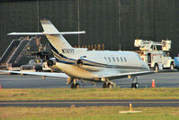 N787FF @ KJAX - Hawker Beechcraft Corp HAWKER 750, c/n: HB-2 in fading light - by Terry Fletcher