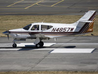 N4857W @ KRNT - Short airplane ! Just before rolling over keynotes of rwy 34. - by Philippe Bleus