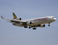 ET-AML @ EBLG - (Superb) frequent visitor on short final rwy 23L. - by Philippe Bleus