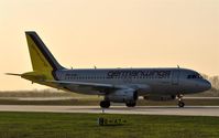 D-AGWB @ EDDP - Germanwings CGN shuttle in beautiful evening light on the way to todays last departure. - by Holger Zengler