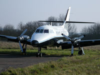 G-RAVL @ EGTC - Parked at Cranfield on the disused runway.