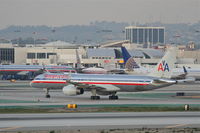 N692AA @ KLAX - American Airlines Boeing 757-223, AAL203 arriving from KMIA, on TWY P KLAX. - by Mark Kalfas