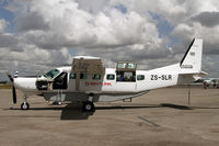 ZS-SLR @ HTDA - Readying for another flight at the Dar Es Salaam commuter terminal - by Duncan Kirk