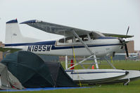 N185SM @ FA08 - 1976 Cessna A185F, c/n: 18503068 at 2011 Splash -In - by Terry Fletcher