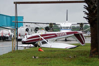 N4655L @ ISM - Turned upside down by a storm 1966 Cessna 172G, c/n: 17254650 - by Terry Fletcher