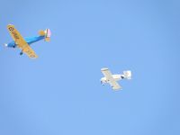 N48154 @ CCB - Leading N655RV in a 2 plane formation flight over runway 24