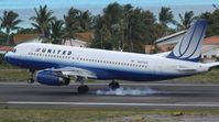N473UA @ TNCM - United airlines landing at TNCM - by Daniel Jef