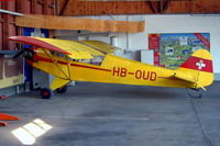 HB-OUD @ LSZB - Piper J-3C-90 Cub [11854] Bern-Belp~HB 23/07/2004 - by Ray Barber