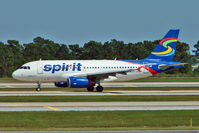 N504NK @ MCO - Spirit Airlines 2005 Airbus A319-132, c/n: 2473 - by Terry Fletcher