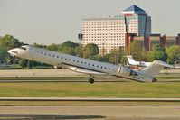 N608QX @ ATL - 2001 Bombardier CL-600-2C10, c/n: 10026 - by Terry Fletcher