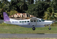 5H-XLL @ HTZA - Air Excel Caravan landing at Zanzibar - by Duncan Kirk