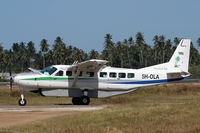 5H-OLA @ HTZA - Holding for take-off at Zanzibar - by Duncan Kirk