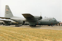 69-6566 @ EGVA - C-130E Hercules, callsign Herky 007, named Boss Hog of the 435th Airlift Wing on display at the 1994 Intnl Air Tattoo at RAF Fairford. - by Peter Nicholson