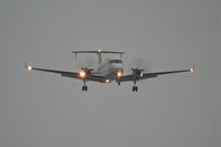 N29NG @ KLAX - Northrop Grumman Raytheon Aircraft Company 1900D, 24R approach KLAX. - by Mark Kalfas