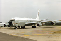 64-14847 @ EGVA - RC-135U Combat Sent intelligence aircraft, callsign Olive 66, of the 55th Reconnaissance Wing on display at the 1994 Intnl Air Tattoo at RAF Fairford. - by Peter Nicholson