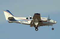 N27PK @ KSAT - Landing 12R - by RWB