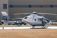N450MT @ DFW - EC-135 in the Flight Safety parking lot at DFW Airport - by Zane Adams