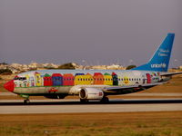 LN-KKS @ LMML - B733 LN-KKS Norwegian Air Shuttle - by raymond