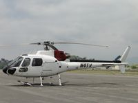 N4TV @ POC - Parked in transient helipad area - by Helicopterfriend