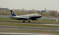 N825UA @ DCA - United Airlines Airbus A319 landing at rwy 19 Reagan National Airport - by Mauricio Morro