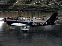G-BEBZ @ EGDY - inside the 727 NAS Hangar - by Chris Hall
