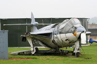 WV911 @ EGDY - stored outside Royal Navy Historic Flight hangar - by Chris Hall