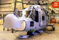 XZ254 @ EGDY - inside Hangar 6 - Lynx heavy maintenance unit - by Chris Hall