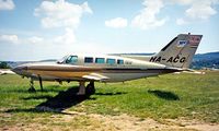 HA-ACG @ LHFH - Cessna 402B Businessliner [402B-1222] Farkashegy~HA 16/06/1996 - by Ray Barber
