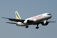 ET-AMU @ ESSA - Boeing 757-200 of Ethiopian Airlines about to land at Stockholm Arlanda airport. - by Henk van Capelle