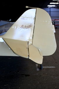 G-AJEE @ EGCB - Autocrat tail - by Chris Hall