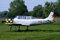 G-LYFA @ EGCB - missing it rudder - by Chris Hall