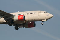 LN-RPB @ EBBR - Arrival of flight SK589 to RWY 02 - by Daniel Vanderauwera