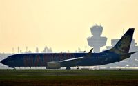 D-AHFM @ EDDT - The bird with the bear stands ready for a ride to mediterranean destinations. - by Holger Zengler