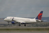 N638CZ @ BIL - Delta Embraer ERJ 170 @ BIL - by Daniel Ihde