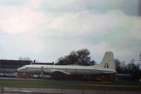 XN398 @ STN - Britannia C.1 retired from active service seen at Stansted in March 1976. - by Peter Nicholson