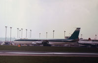 4X-ATA @ LHR - Boeing 707-458 of El Al seen at Heathrow in March 1976. - by Peter Nicholson