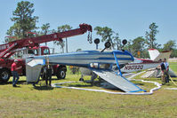 N5627A @ LAL - Storm damage to 55 year old Cessna 172 - Sun n Fun 2011 at Lakeland , Florida - by Terry Fletcher