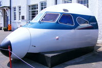 G-AWZI @ EGLF - at the Farnborough Air Sciences Trust museum - by Chris Hall