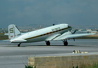 G-AMWW @ LMML - DC3 G-AMWW Skyways