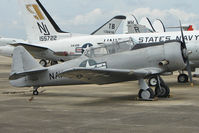 112121 @ NPA - North American SNJ-6 Texan, c/n: 121-43084 in storage outside Pensacola Naval Museum