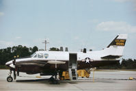 67-18085 @ MCO - RU-21C Ute of the US Army's 138th Aviation Company at Orlando in November 1979. - by Peter Nicholson