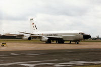 64-14844 @ MHZ - RC-135V Cobra Ball of the 55th Wing at Offutt AFB on the flight-line at the 1995 RAF Mildenhall Air Fete. - by Peter Nicholson