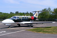 G-FBKD @ EGLK - Blink Aviation Cessna 510 painted in Team Lotus Formula 1 colours - by Chris Hall