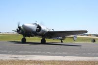 N7381C @ LAL - Beech C-45 - by Daniel Compton