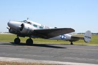 N7381C @ LAL - Beech C-45 - by Daniel Compton