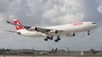 HB-JMO @ MIA - Swiss A340-300 - by Daniel Compton