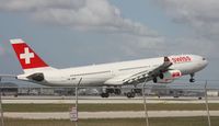 HB-JMO @ MIA - Swiss A340-300 - by Florida Metal