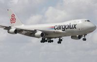 LX-YCV @ MIA - Cargolux 747-400F - by Florida Metal