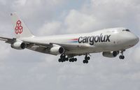 LX-YCV @ MIA - Cargolux 747-400F - by Daniel Compton